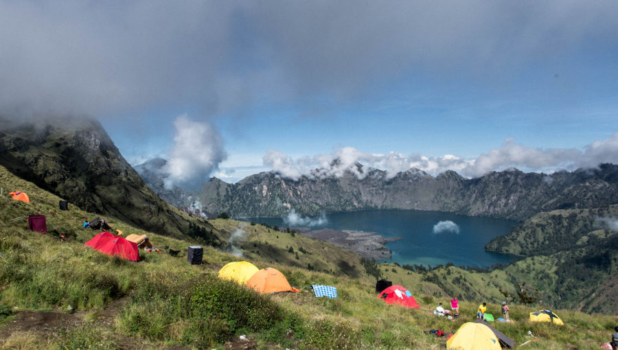 Volcan Rinjani : La magnifique poubelle