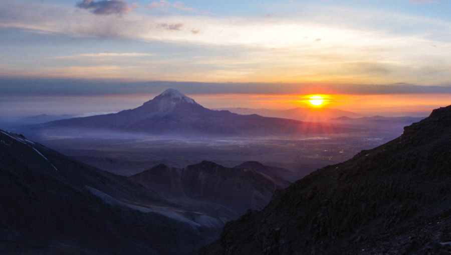 parc national de Sajama Ascension du volcan Parinacota